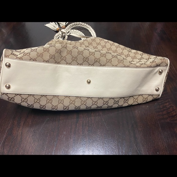 Authentic GUCCI GG/ Indie jacquard leather Tote - Picture 4 of 8